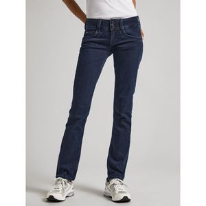 Slim jeans, lage taille PEPE JEANS. Denim materiaal. Maten Maat 27 US - Lengte 32. Blauw kleur