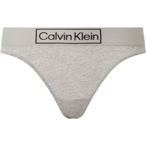 Onzichtbare string Sheer CALVIN KLEIN UNDERWEAR. Katoen materiaal. Maten XS. Grijs kleur