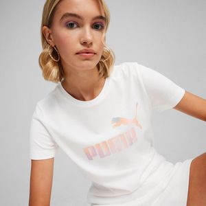 T-shirt Essentials Summer Daze PUMA. Katoen materiaal. Maten M. Wit kleur