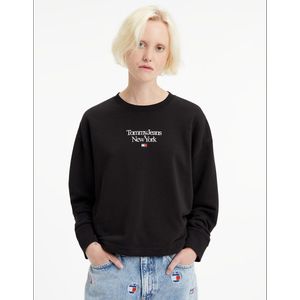 Sweater met print vooraan TOMMY JEANS. Katoen materiaal. Maten XL. Zwart kleur