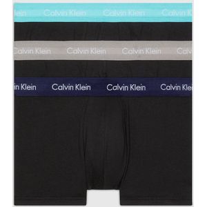 Set van 3 boxershorts in katoen met stretch CALVIN KLEIN UNDERWEAR. Katoen materiaal. Maten M. Blauw kleur