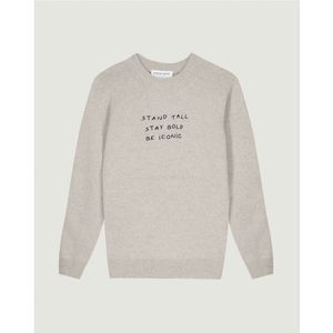 Trui in wol, lange mouwen, ronde hals CHOISEUL MAISON LABICHE. Wol materiaal. Maten S. Beige kleur