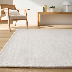 Tapijt 100% Tencel™ used aspect, Izri LA REDOUTE INTERIEURS. Lyocell materiaal. Maten 200 x 290 cm. Beige kleur