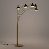 Vloerlamp met meerdere bogen in staal, Richy LA REDOUTE INTERIEURS. Metaal materiaal. Maten één maat. Zwart kleur