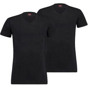 Set van 2 T-shirts met V-hals LEVI'S. Katoen materiaal. Maten M. Zwart kleur