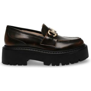 Loafers in leer Occupy STEVE MADDEN. Leer materiaal. Maten 40. Kastanje kleur