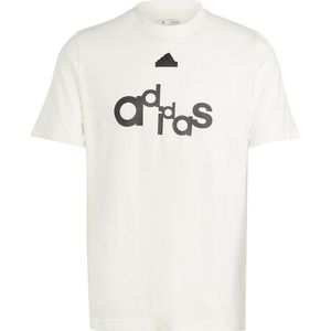 T-shirt met korte mouwen Brand Love ADIDAS SPORTSWEAR. Katoen materiaal. Maten S. Wit kleur