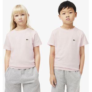 T-shirt met korte mouwen LACOSTE. Katoen materiaal. Maten 6 jaar - 114 cm. Roze kleur
