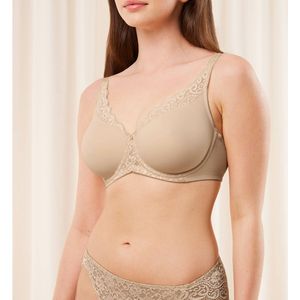 Minimizer BH Amourette TRIUMPH. Polyamide materiaal. Maten 95C FR - 80C EU. Beige kleur