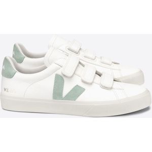 Leren sneakers met klittenband Chromefree VEJA. Katoen materiaal. Maten 36. Wit kleur