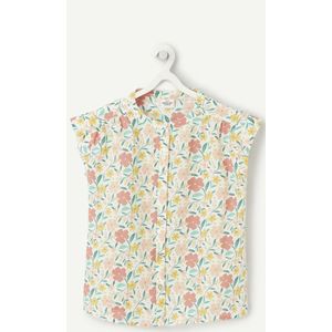 Bedrukte blouse met korte mouwen TAPE A L'OEIL. Katoen materiaal. Maten 2/3 jaar - 86/94 cm. Andere kleur
