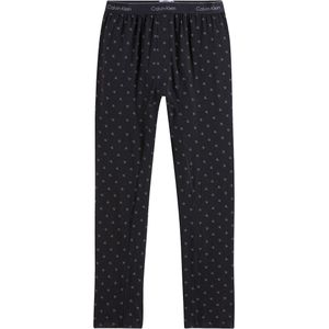 Pyjamabroek met logo's, elastische tailleband CALVIN KLEIN UNDERWEAR. Katoen materiaal. Maten M. Zwart kleur