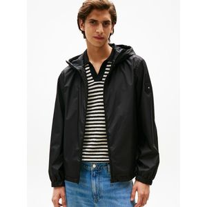 TOMMY HILFIGER - Jasje met Kap - Zwart - Polyester