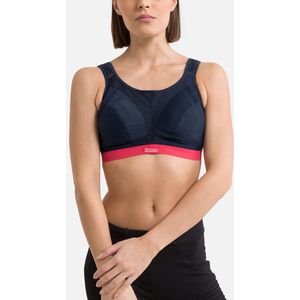 Sportbustier Active D+ Classic extreme steun CHAMPION SHOCK ABSORBER. Polyester materiaal. Maten 95E FR - 80E EU. Blauw kleur