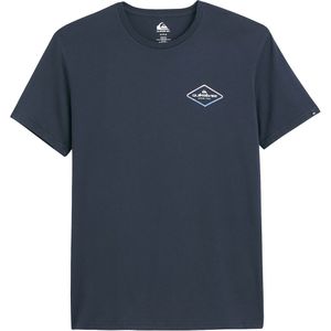 T-shirt, korte mouwen en logo achteraan QUIKSILVER. Katoen materiaal. Maten M. Blauw kleur