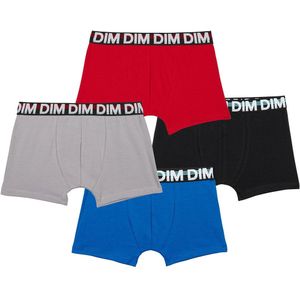 Set van 4 boxershorts DIM. Katoen materiaal. Maten 12 jaar - 150 cm. Zwart kleur