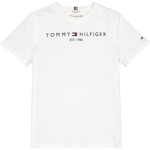 T-shirt TOMMY HILFIGER. Katoen materiaal. Maten 12 jaar - 150 cm. Wit kleur