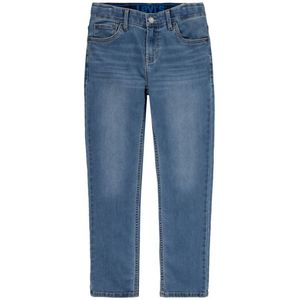 Rechte jeans 502 LEVI'S KIDS. Katoen materiaal. Maten 5 jaar - 108 cm. Blauw kleur