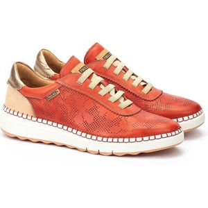 Arenas leren sportschoenen PIKOLINOS. Leer materiaal. Maten 41. Rood kleur