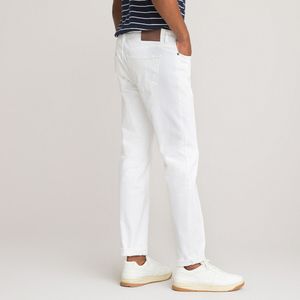 Slim jeans LA REDOUTE COLLECTIONS. Katoen materiaal. Maten 44 FR - 48 EU. Wit kleur
