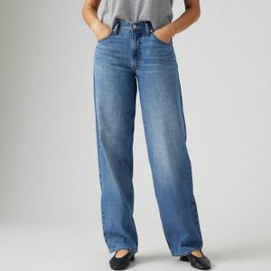 Jeans - Baggy Dad - Blauw - 85% Katoen 15% Linnen
