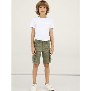 Cargo short NAME IT. Katoen materiaal. Maten 13 jaar - 153 cm. Groen kleur