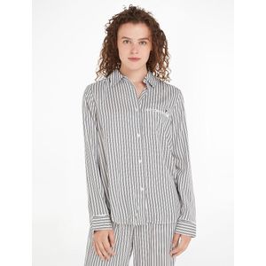 Pyjamashirt, hemd model TOMMY HILFIGER. Viscose materiaal. Maten S. Beige kleur