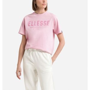 T-shirt met korte mouwen, Loftini ELLESSE. Katoen materiaal. Maten S. Roze kleur