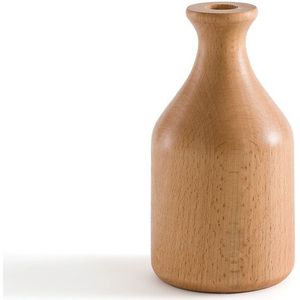 Decoratieve vaas in hout, Barneto LA REDOUTE INTERIEURS. Licht hout materiaal. Maten één maat. Beige kleur