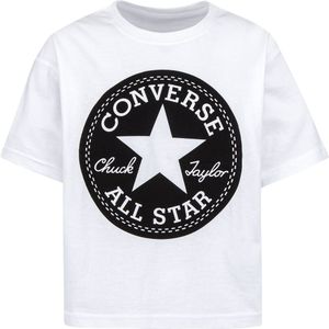 T-shirt met korte mouwen CONVERSE. Katoen materiaal. Maten 12/13 jaar - 150/153 cm. Wit kleur