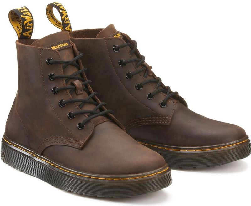 Leren boots Lusso Thurston Chukka DR. MARTENS. Leer materiaal. Maten 45. Kastanje kleur