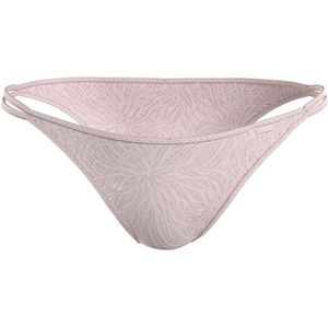 Tanga Sheer Marquisette CALVIN KLEIN UNDERWEAR. Polyamide materiaal. Maten XS. Roze kleur