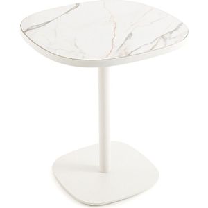 Bistro tafel, witte keramiek, Lixfeld AM.PM. Keramiek materiaal. Maten 2 personen. Wit kleur