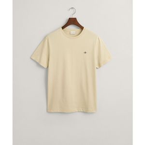 T-shirt korte mouwen GANT. Katoen materiaal. Maten XXL. Beige kleur