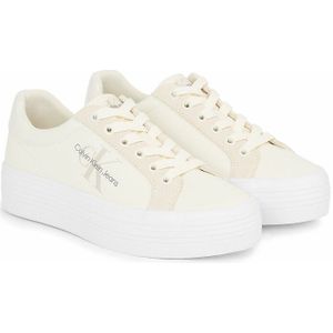 Sneakers met plateauzool CALVIN KLEIN JEANS. Polyurethaan materiaal. Maten 38. Beige kleur