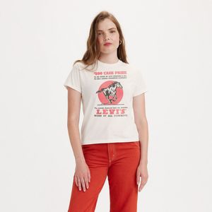 T-shirt Graphic Classic Tee LEVI'S. Katoen materiaal. Maten S. Beige kleur