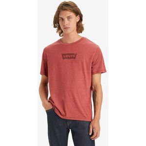 T-shirt met ronde hals en logo LEVI'S. Polyester materiaal. Maten S. Rood kleur