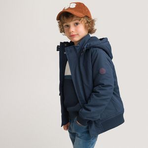 Warm jasje met kap LA REDOUTE COLLECTIONS. Katoen materiaal. Maten 5 jaar - 108 cm. Blauw kleur