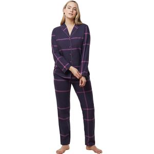 Pyjama in katoen Boyfriend TRIUMPH. Katoen materiaal. Maten 40 FR - 38 EU. Blauw kleur