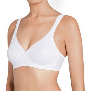 Triumph Niet-voorgevormde Bh Zonder Beugel Elegant Cotton Wit