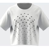 T-shirt voor training Brand Love adidas Performance. Polyester materiaal. Maten XL. Wit kleur