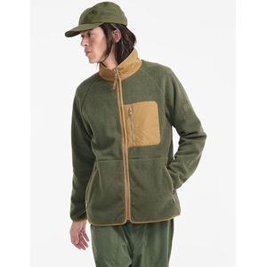 Sherpa fleece met ritssluiting AIGLE. Polyester materiaal. Maten L. Groen kleur