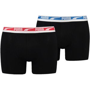 Set van 2 boxershorts, tailleband met multilogo PUMA. Katoen materiaal. Maten XXL. Zwart kleur