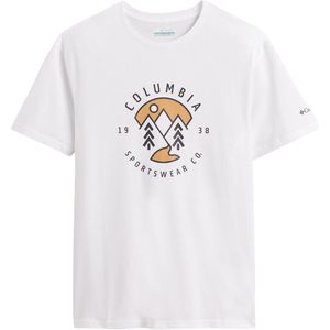 T-shirt met korte mouwen Rapid Ridge COLUMBIA. Katoen materiaal. Maten M. Wit kleur