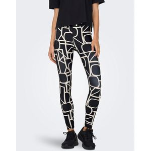 Legging voor training Font, hoge taille ONLY PLAY. Polyester materiaal. Maten XS. Zwart kleur