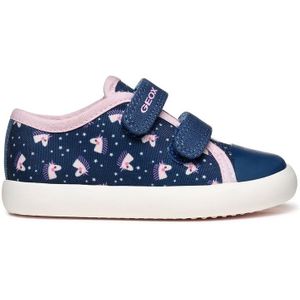 Ademende sneakers met klittenband, Gisli GEOX. Polyester materiaal. Maten 20. Blauw kleur