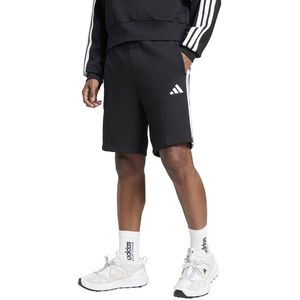 Short Essentials 3-Stripes in molton ADIDAS SPORTSWEAR. Katoen materiaal. Maten XL. Zwart kleur
