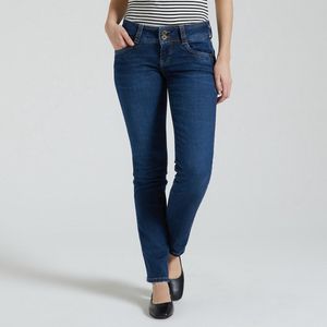 Slim jeans, lage taille PEPE JEANS. Denim materiaal. Maten Maat 30 US - Lengte 30. Blauw kleur