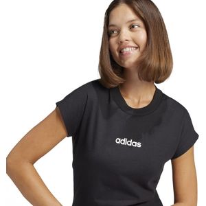 T-shirt Essentials Slim Logo ADIDAS SPORTSWEAR. Katoen materiaal. Maten XS. Zwart kleur