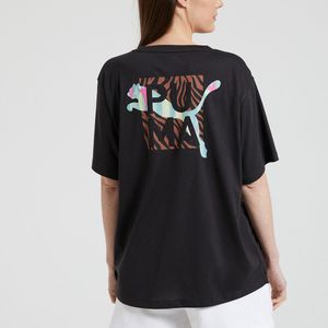 T-shirt voor yoga Studio Yogini twist PUMA. Polyester materiaal. Maten XL. Zwart kleur